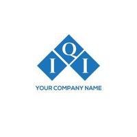 iqi brief logo ontwerp op witte achtergrond. iqi creatieve initialen brief logo concept. iqi-briefontwerp. vector