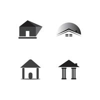 huis logo ontwerp vector