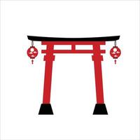 japanse oriëntatiepuntpictogrammen. vectorillustraties vector