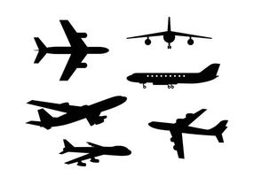 Gratis Vector Vliegtuig Pictogrammen