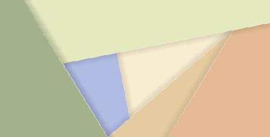 eenvoudig abstract geometrisch in pastelkleur vector