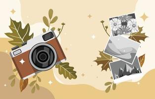 vintage camerafotografie vector