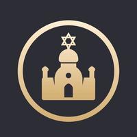 synagoge vector icon