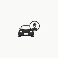 auto dief pictogram grafisch ontwerp vectorillustratie vector