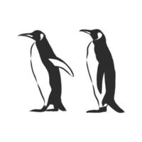 pinguïn vector schets