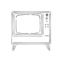 tv vector schets