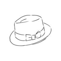 hoed vector schets