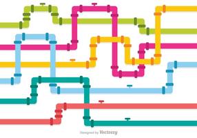 Veelkleurige Rioolleidingsvectoren vector