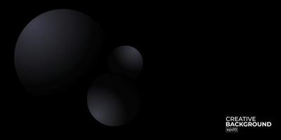 zwarte premium abstracte achtergrond met luxe gradiënt geometrische elementen. rijke achtergrond voor exclusief design. vector