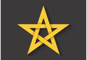 Gratis Vector Gouden Ratio Pentagram