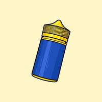 fles 100 ml cartoon vectorillustratie vector