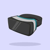 virtual reality cartoon vectorillustratie vector