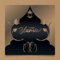 islamitische ontwerp vector