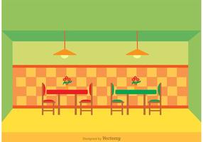 Restaurant Interieur Vector