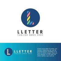 alfabet l letter logo en pictogram ontwerp vector