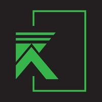 letter k logo pictogram ontwerp sjabloon elementen vector