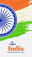 gelukkige onafhankelijkheidsdag van india achtergrond. 15 augustus vector