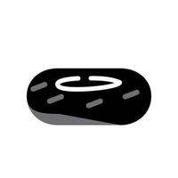 illustratie vectorafbeelding van donut icon vector