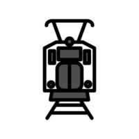 illustratie vectorafbeelding van trein icon vector