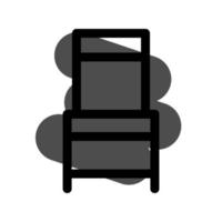 illustratie vectorafbeelding van stoel icon vector
