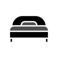 illustratie vectorafbeelding van bed icon vector