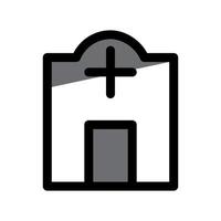 illustratie vectorafbeelding van ziekenhuis icon vector