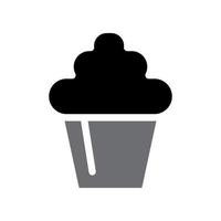 illustratie vectorafbeelding van cupcake icon vector