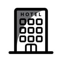 illustratie vectorafbeelding van hotel icon vector