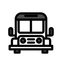 illustratie vectorafbeelding van bus icon vector