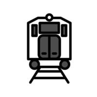 illustratie vectorafbeelding van trein icon vector