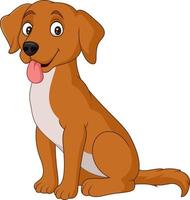 schattige hond cartoon vector