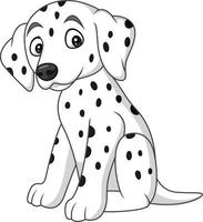 baby Dalmatische hondenras vector