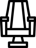 gaming stoel lijn icoon vector
