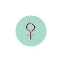 vrouwen symbool vector voor website symbool pictogram presentatie
