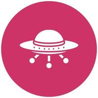 ufo-pictogramstijl vector