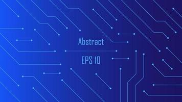 high-tech technologie geometrische en verbindingssysteem achtergrond met digitale data abstract vector