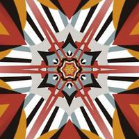 naadloze mandala patroon achtergrond, abstract etnisch authentiek symmetrisch patroon sier decoratief caleidoscope vector