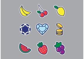 Slot Machine Vector Stickers