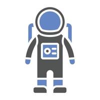pictogramstijl astronautenpak vector
