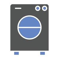 wasmachine pictogramstijl vector