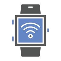 smartwatch-pictogramstijl vector