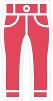 broek pictogramstijl vector