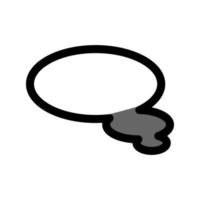 illustratie vectorafbeelding van bubble speech icon vector