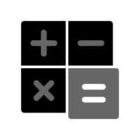 illustratie vectorafbeelding van rekenmachine pictogram ontwerp vector