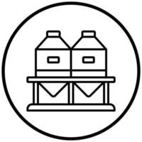 silo-pictogramstijl vector