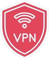 VPN-pictogramstijl vector