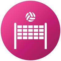 volleybal net pictogramstijl vector