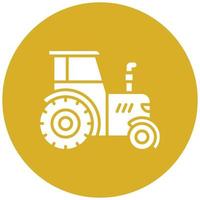 tractor pictogramstijl vector