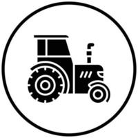 tractor pictogramstijl vector