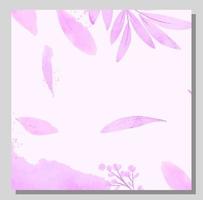 abstracte kunst botanische roze achtergrond vector. luxe behang met aardetinten aquarel, blad, bloem en glitter. minimaal ontwerp voor tekst, verpakkingen, prints, wanddecoratie. vector